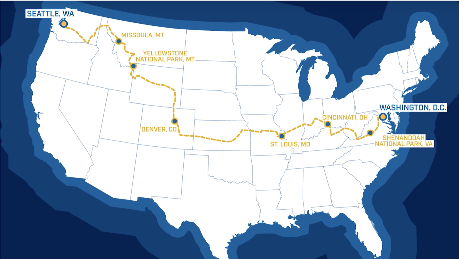 TransAm route